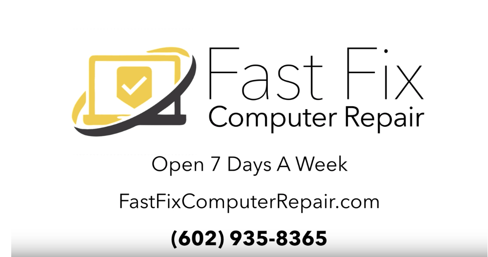 Fast Fix Computer Repair Video Thumbnail